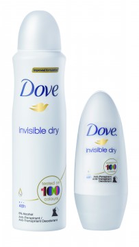 DOVE INVISIBLE DRY_100 COLOURS