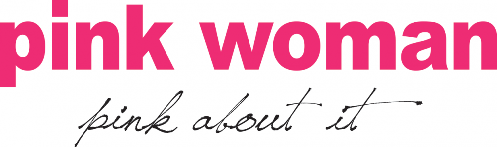 logo pink woman