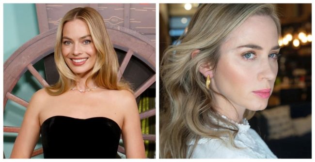 Margot Robbie Emily Blunt με σχεδόν ίδιο φόρεμα στα Governors Awards