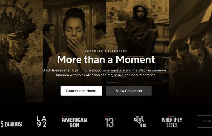 netflix blacklivesmatter